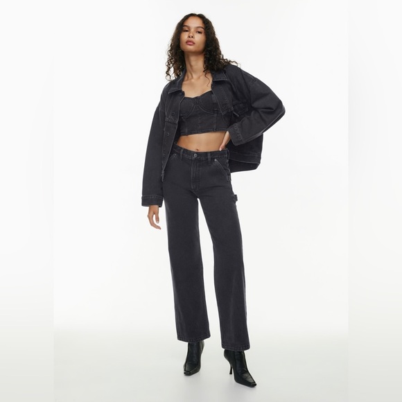 Denim Forum Farrah Carpenter Jeans - Picture 1 of 9